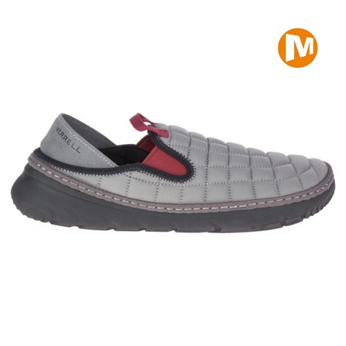 Pánské Slip On Boty Merrell Hut Moc Šedé (CZ. DXLJO)